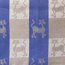 Kjøkkenhåndkle 50x70 cm Katter grå & blå thumbnail