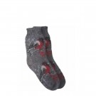 Ullsokker med dompapmotiv str. 37–39, grå thumbnail