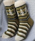 Håndstrikkede ullsokker til dame str. 40-41 thumbnail