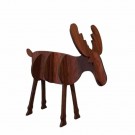 Elg i tre brun 9 cm thumbnail