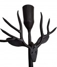 Lysestake svart 24,5 cm thumbnail