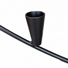 Adventslysestake i smijern svart 40 cm thumbnail
