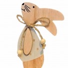 Påskehare i tre 15 cm, beige thumbnail
