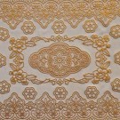 Spisebrikke 30×45 cm - beige og gull thumbnail