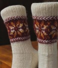 Håndstrikkede ullsokker str. 39–40 thumbnail