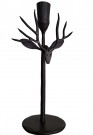 Lysestake svart 24,5 cm thumbnail