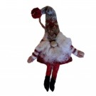 Julenisse i ull for oppheng, 15 cm thumbnail