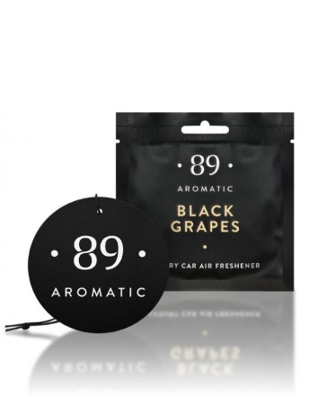 Papirluftfrisker til bil - Black Grapes Ø8cm