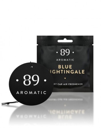 Papirluftfrisker til bil - Blue Nightingale Ø8 cm