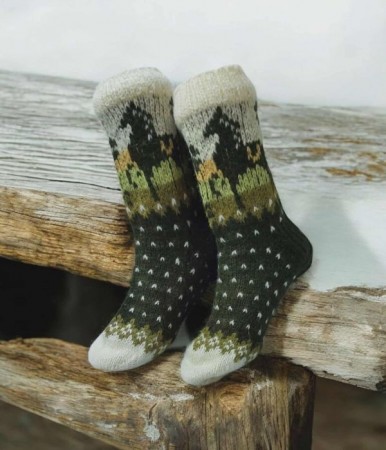 Ullsokker til dame str. 40–41